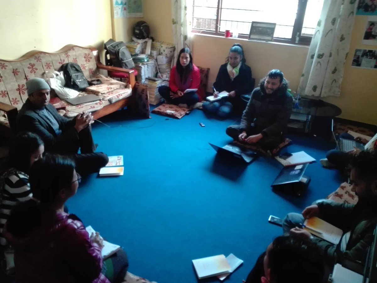 Today is the International Day for the Elimination of #ViolenceAgainstWomen and Global Youth Empowerment Fund Grantee <a href="/Yuwalaya/">Yuwalaya</a> observe by participates in #16DaysofActivism with a meeting addressing SDG 5. We are so proud of this organization's continued action!