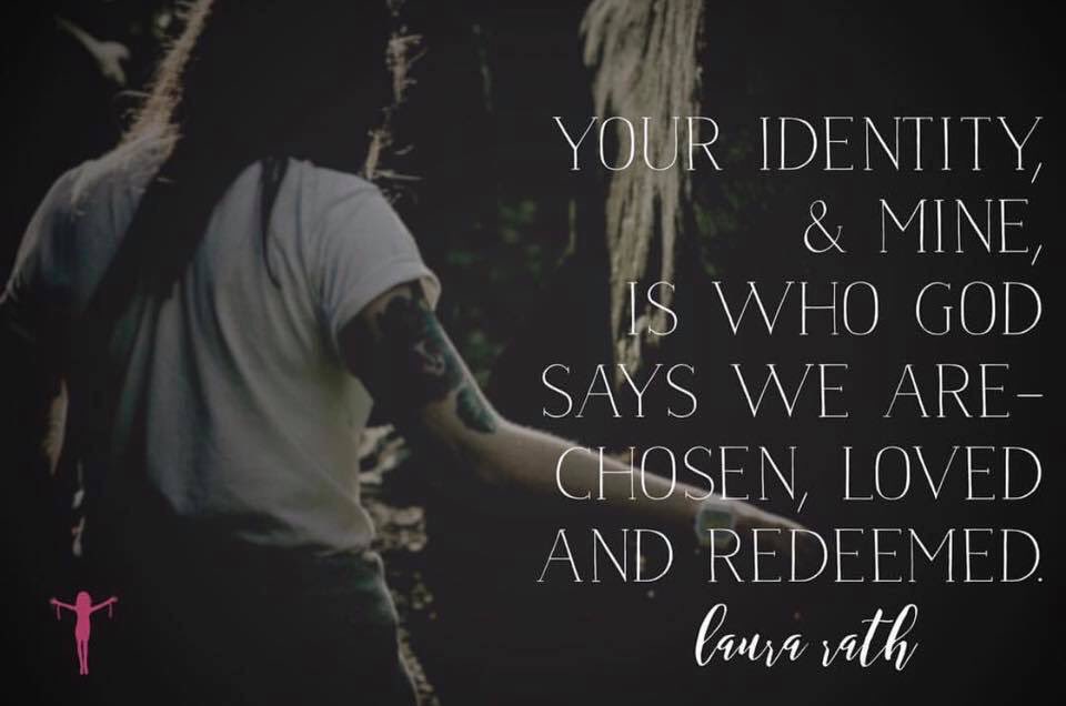 StrippedFree's tweet photo. "Who we are is found in WHOSE we are." @LauraJRath
#chosen #loved #redeemed #GodsChild #SFIndy #JesusFrees https://t.co/oSTKsmr8dE
