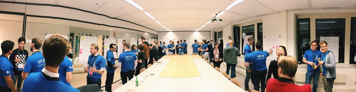 #throwback to when everyone checked out all the original ideas... so curious how the teams shaped and changed their ideas since then! #SWZwolle #excited #workingprogress