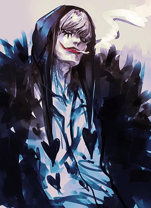 _corazon_202_'s tweet photo. Corazon's appearance reminds me of Joker
But his inner character reminds me of Batman.

Warm heart, cold hands

I've just known that Corazon is part of a Spanish cultural phrase that means endearing. So saying "hi, corazon" means hi, my heart(love)" . How brilliant is Oda <3 https://t.co/Haa50xrgzD