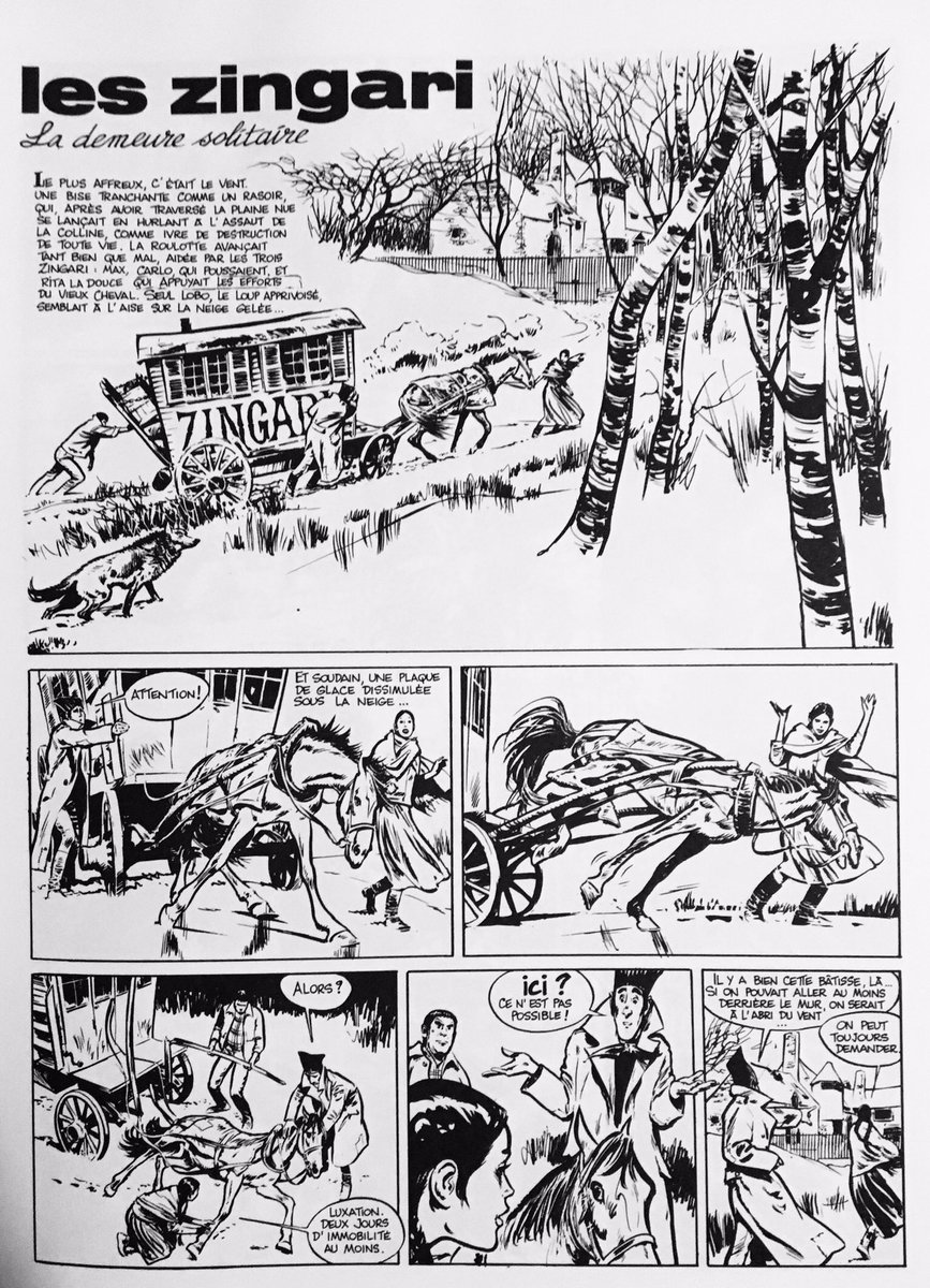 René Follet, Yvan Delporte, « Les Zingari », 1970's 