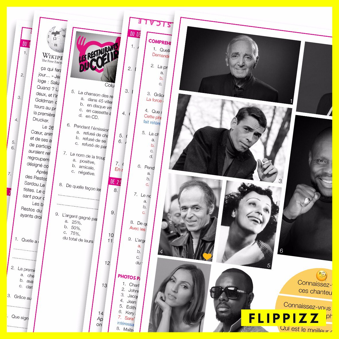 flippizz1's tweet photo. 🇫🇷POUR LES PROFS DE FLE 🇫🇷 nouvelle ressource offerte pour vos B2 - C1 ! Une compréhension orale et une compréhension écrite. @enfoires @KeryJames 👉🏾

https://t.co/vvKXpJMAQa

#fle #frenchclass #alliancefrançaise #flippizz #profdefle #professeurdefle
#chanson #coluche #keryjames https://t.co/gPloftJ0Yt