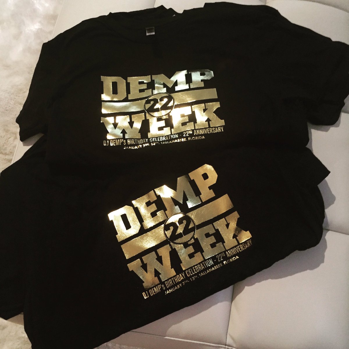 DJDEMP's tweet photo. #DempWeek22 #CustomGold
Available Now!! ✨✨✨✨ https://t.co/9mC9f5M8BM