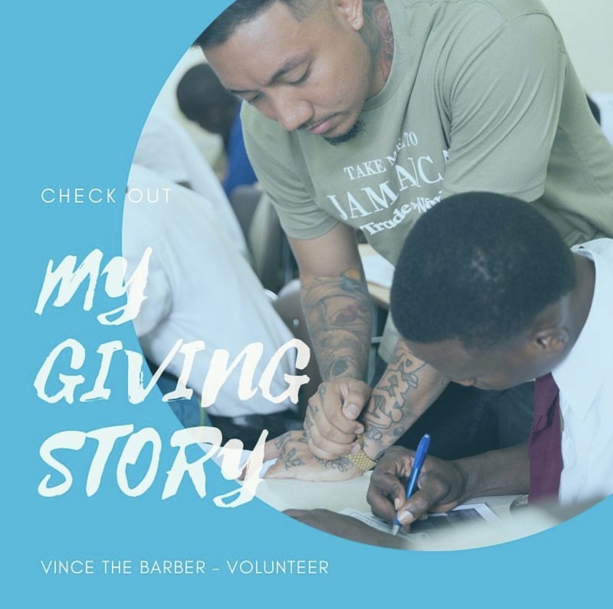 Trade_Works's tweet image. Last year was my first time with Trade-Works and it was absolutely life changing! Being able to #teach these kids at Alpha Boys as well as help guide them and #motivate them brought so much #happiness into my life! -Vince Garcia  #MyGivingStory