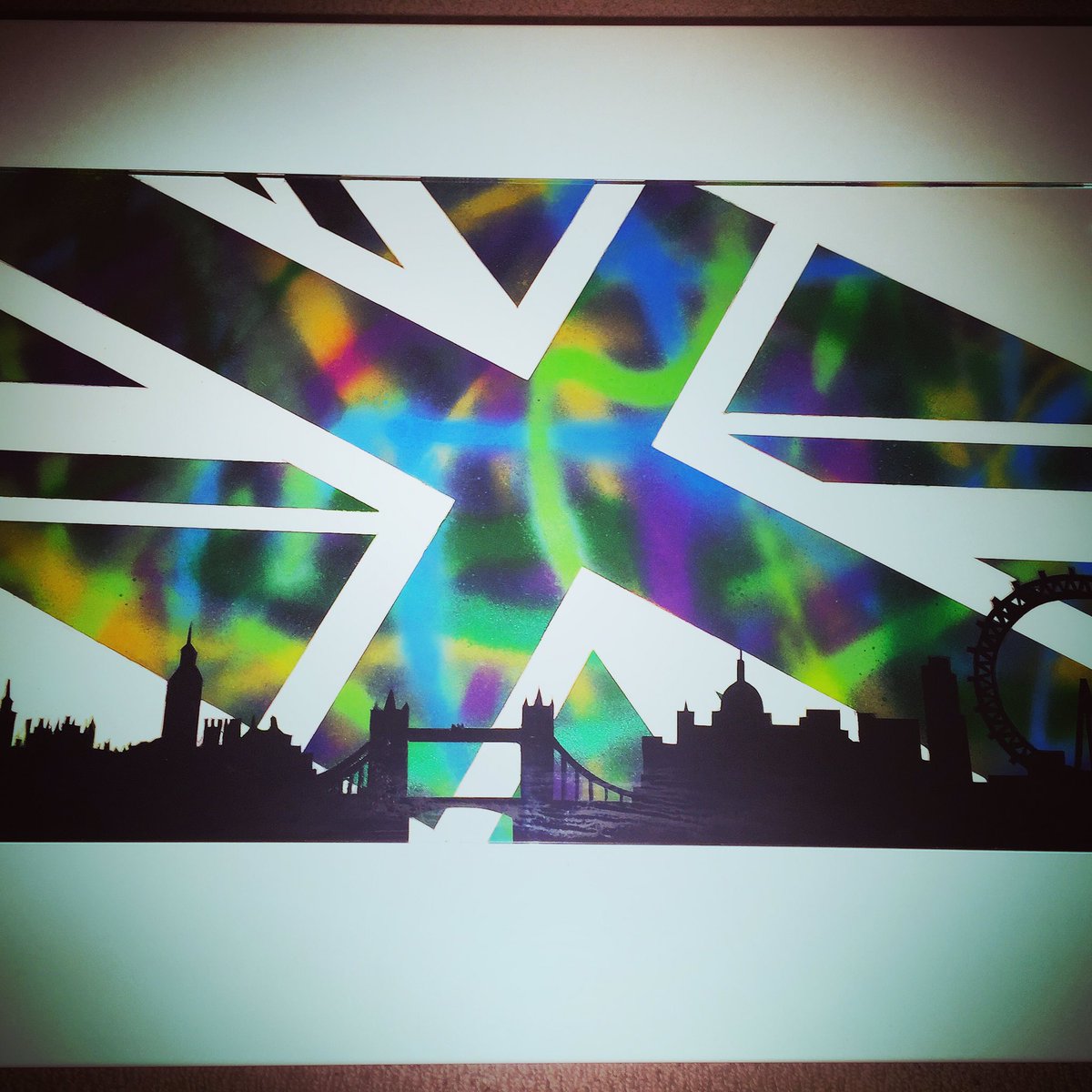 fatmoose_design's tweet photo. Getting together some of my paintings for the Christmas markets 🤞https://t.co/5EnoFqXCgx #handmadehour #graffiti https://t.co/QKk3spNYh5