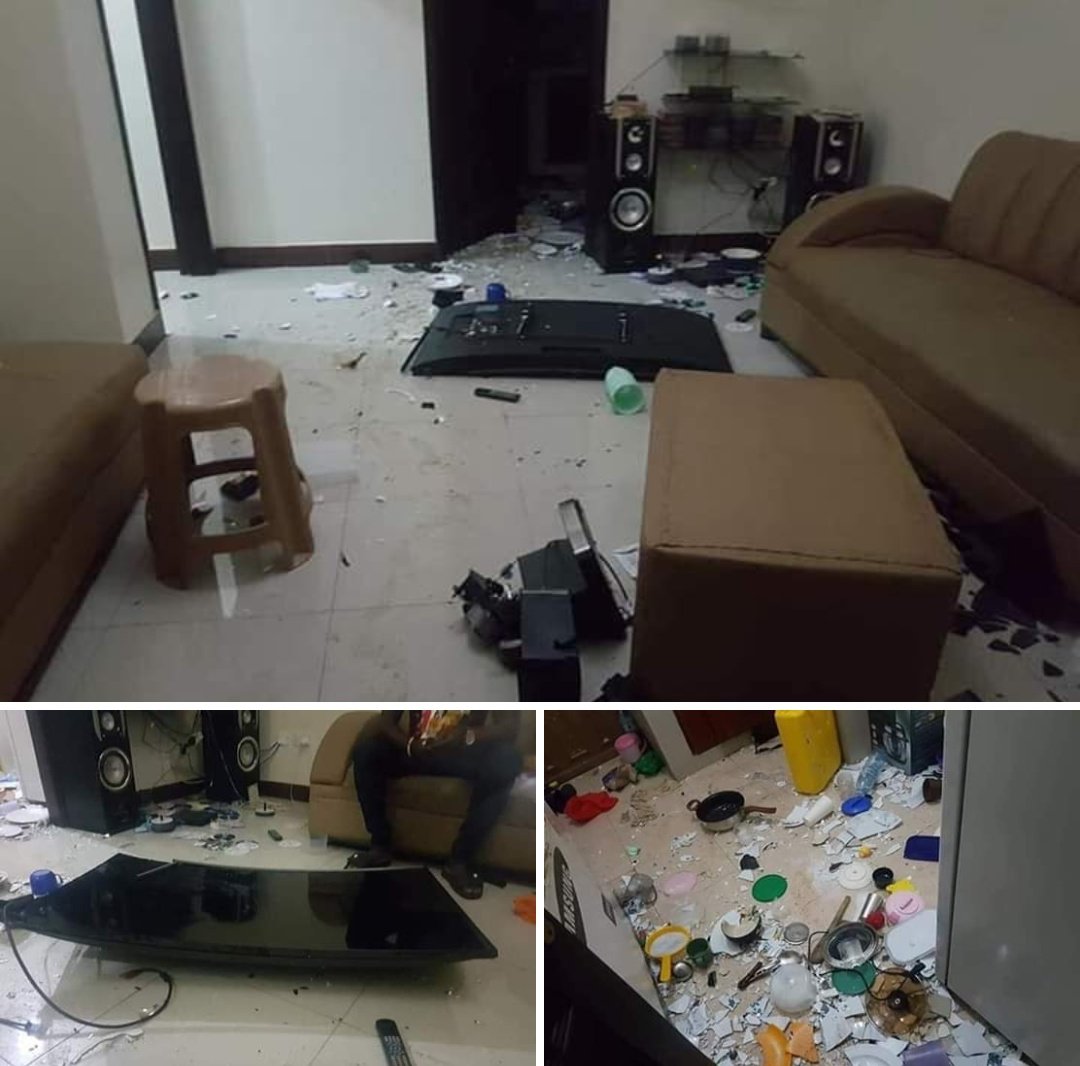 Pualruby's tweet image. Girl After watching Acrimony be reacting like this after breakup. But i go shoot the bae for leg.