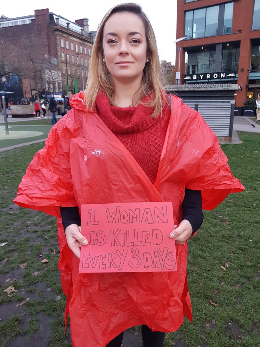 BeckiHall's tweet photo. Today, I walked in silent tribute, single file, as the names of women whose lives were stolen due to domestic violence the past 12mths were read out. It was powerful, harrowing, emotional. We were #DeadWomenWalking. Let's end violence against women. #16DaysOfActivism #HearMeToo https://t.co/HBmUWKBjVH
