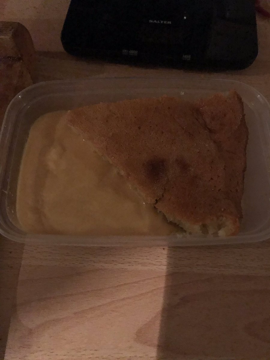 Gemmabate3's tweet photo. Lilly-Anna making Eve’s pudding with custard for her project @MissThorpeYr1 @gainshillcrest #britishdish #evespudding https://t.co/u0ofgE6SP5