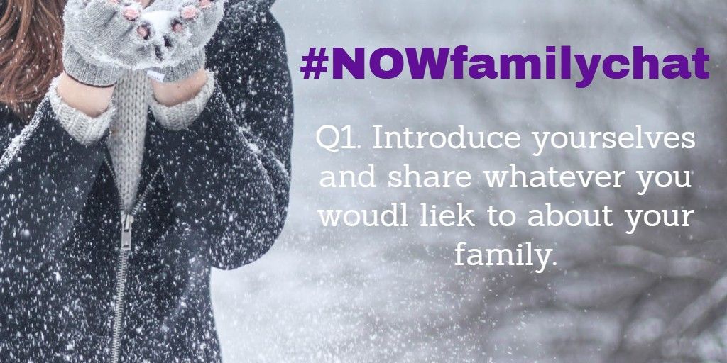 A1. I am Suni and I live in Bucks with my husband, 2 children and our dog.  I work part time and spend most of my days late for everything.  Family time is extremely precious....💖 #NOWfamilychat