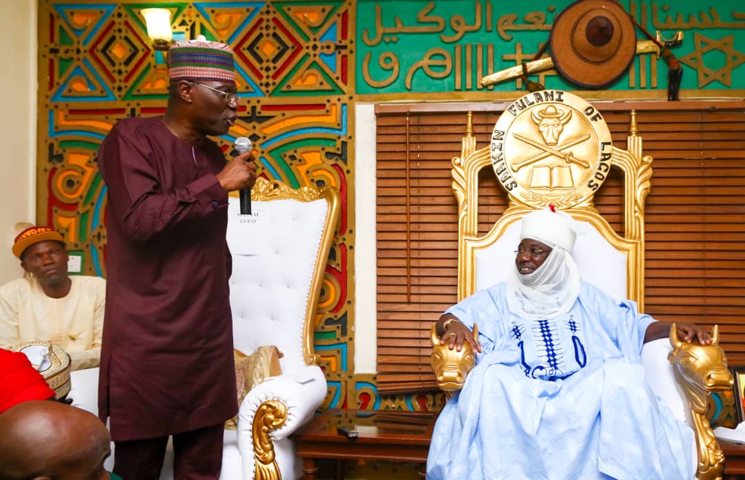 jidesanwoolu's tweet photo. My team visited the Sarkin Fulani of Lagos today and the reception was warm. I am interested in reaching across to all stakeholders of this great state. Together, we can make Lagos work. https://t.co/MFMCBkEng3