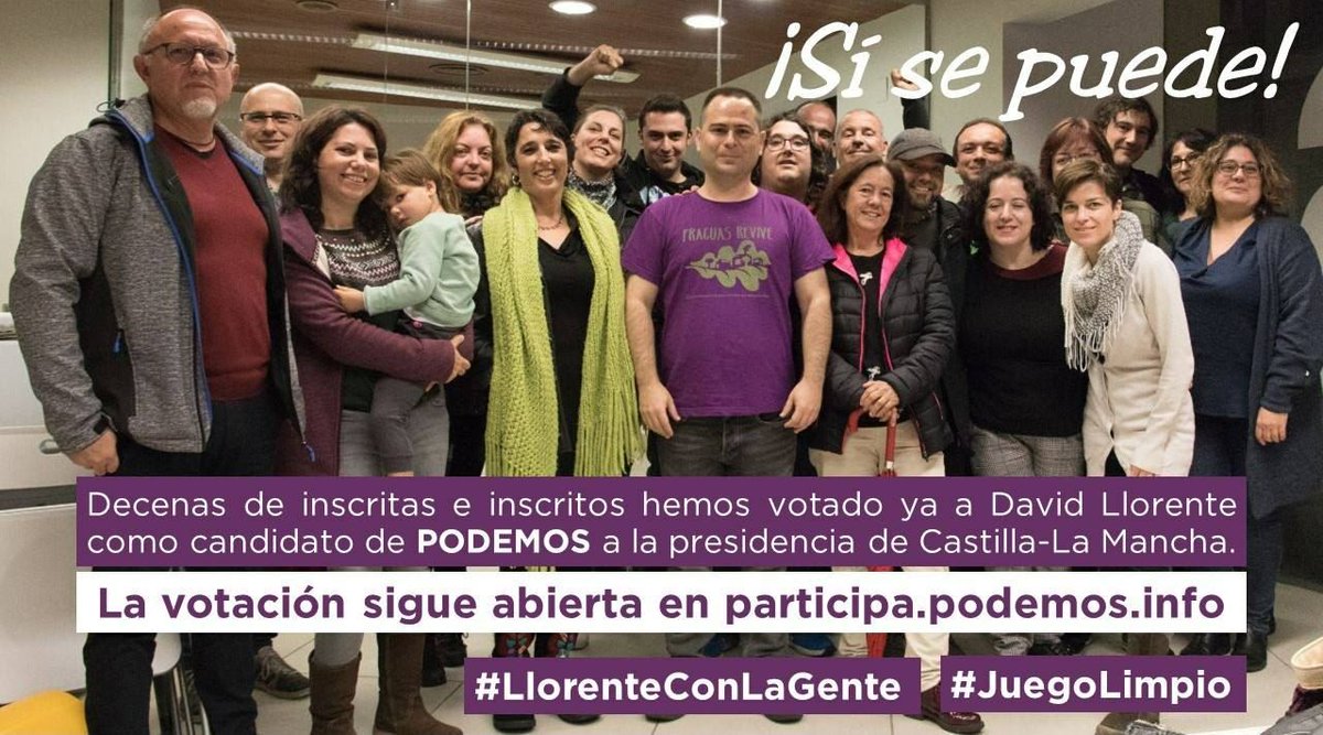 RubenGutiBer's tweet photo. @CLM_Podemos @josegarmolina @MDiaz_Garcia @Arevalo80MT @PodemosGuada @PodemosCReal @PodemosCuenca @PodemosToledo @podemosalbacete @GloriaElizo @perezdelcamp Esto es lo importante, lo trascendental. Nos jugamos mucho. 
#LlorentePresidente
#LlorenteConLaGente 
#JuegoLimpio https://t.co/pezTGBRt4A