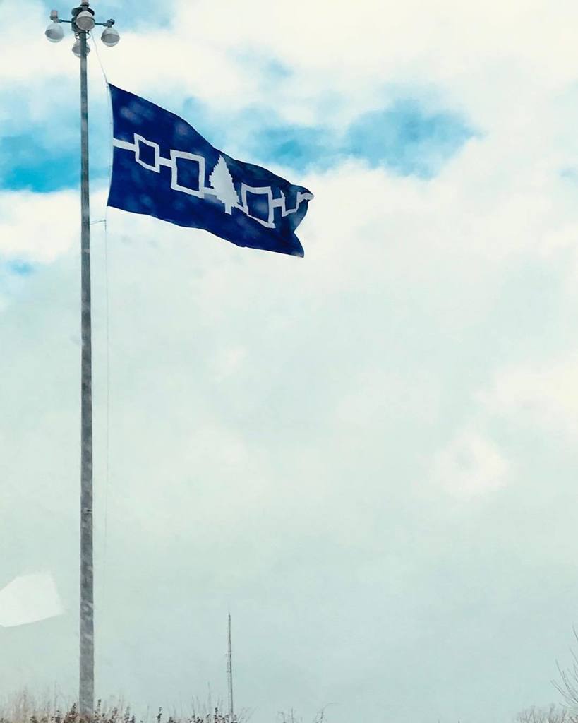 FlagDesk's tweet image. #CustomFlags big &amp;amp; bold. @Montreal,Canada #LogoFlag#CorporateIdentity. #100’ LiggtPole ift.tt/2Bv50Xs