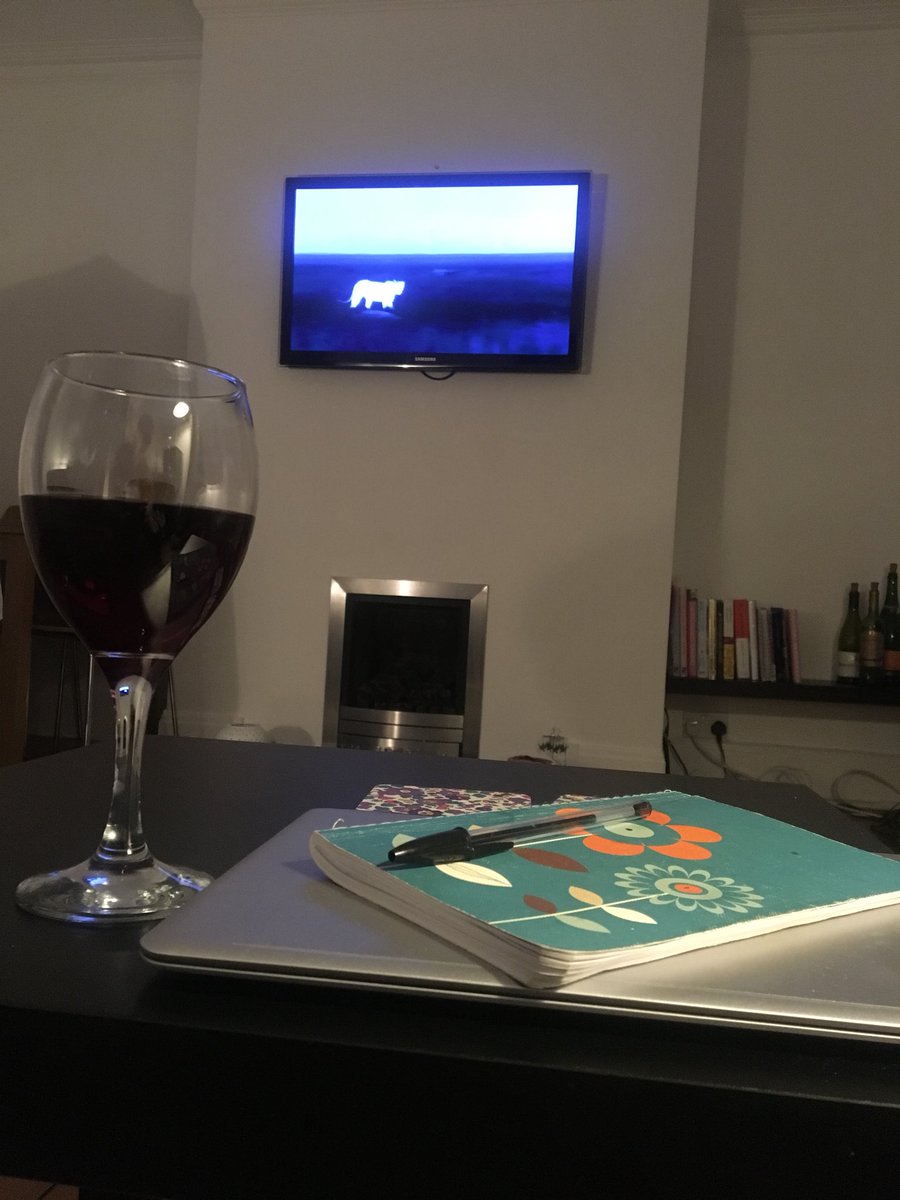 HannahMerrick1's tweet photo. Large glass of wine and some #Dynasties after a long Sunday afternoon of marking #phdlife #weekendmarking #gettingold https://t.co/v0nqNSKbAd