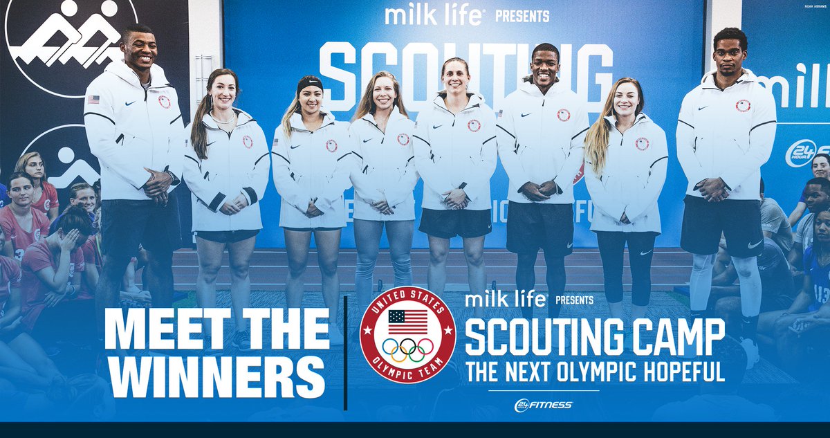 TeamUSA's tweet photo. And the Next Olympic Hopeful is... 

Meet the 8️⃣ winners who will go on to train and compete for #TeamUSA. ➡️ https://t.co/LmfMrSZqnu
@MilkLife presents, Scouting Camp: the #NextOlympicHopeful. https://t.co/W5K8GB3FD5