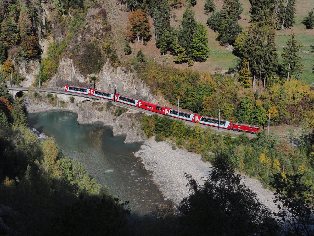 CaveltiPat's tweet image. Was bei der Landschaft schon immer war, kommt nun auch in den Wagen mit der Excellence Class. Luxus Pur 🙌🏻 #glacierexpress #rhaetischebahn #ExcellenceClass #topofthetrains
