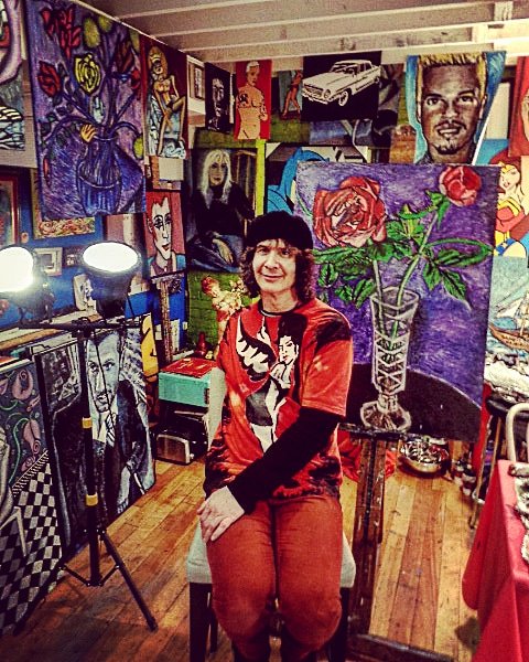 NickolasHadzis's tweet photo. #nickolas #newartist #torontoartist #coolnewartist #modernartist #hipster #longhairedboy #artist #nicksartstudioandhanddoneshirts #christmasmarket #historicdistillerydistrict #casegoodsbuilding #55millstreet #3rdfloor #beret #european #fineart #oilpainting #painting #drawing #pop https://t.co/1fYOxEi6G0