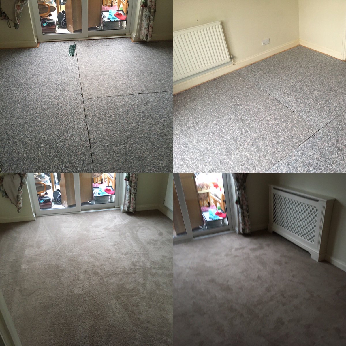 A quality bleach cleanable #polypropylene #carpet supplied &amp; fitted with a 10mm #underlay #gripperrods in a dining room &amp; lounge #Towcester #Northampton #northamptonshire