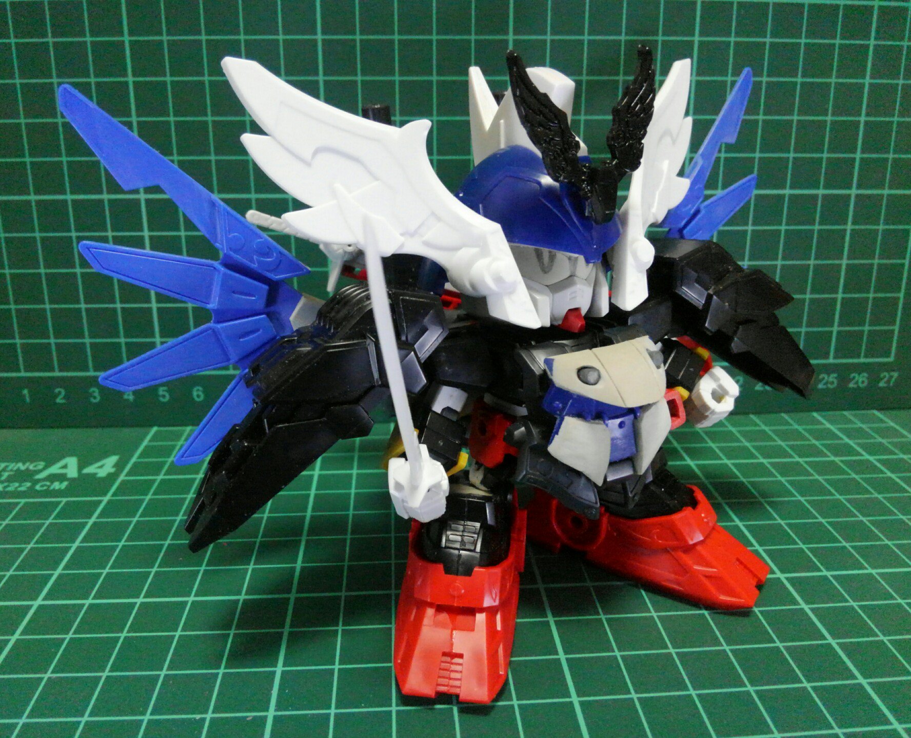 山口ツヨシ２８wf4 11 04 烈火頑駄無大将軍の大筒の接続アームをスカルウェポンのアームを組み合わせて作ってみました これでf91のヴェスバー方式の脇の下展開から背面への取り回し可能になりました 俺sd作ってるぜ T Co Votabuju3o Twitter