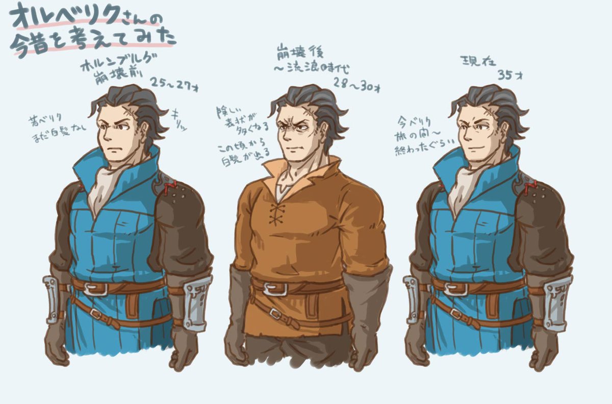 どん太 昨日見たコブルストン前頃のワイルドベリクさん拝見して そういや自分もオルベリク今昔とか想像してたなぁと思いしたためました