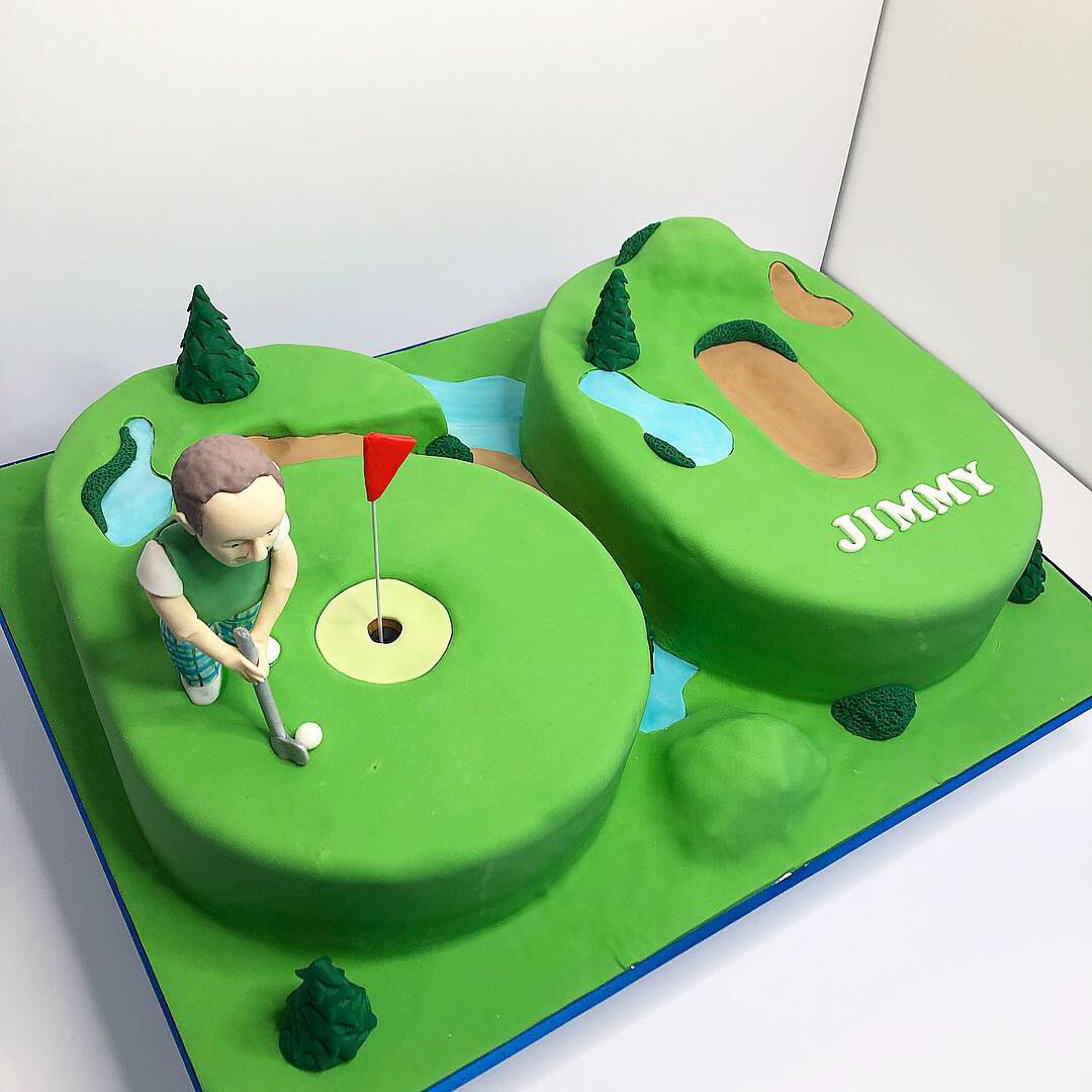 Tidbits Treats Happy 60th Birthday Jimmy Golf Golfcake 60thcake 60thbirthday Birthdaycake Cake Cakedecorating Cakedesign Cakeart Bespokecake Cupcakes Renshaws Sthelenshour Weddingcakes Cakesofig
