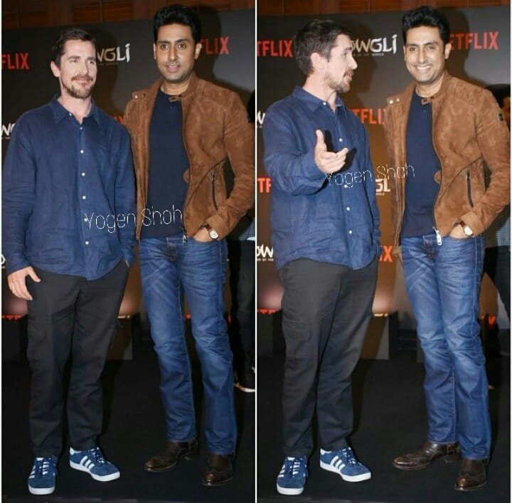 AbhishekB_ar's tweet photo. AB earlier today at #Mowglithelegendofthejungle press conference โจ
#AbhishekBachchan #Anilkapoor #Madhuridixit #Netflix #Netflixindia #India #Mowgli #Bollywood #Junior_bachchan #AB_Junior #Dubbing #ABcrew #ุงุจููุดูู_ุจุงุชุดุงู https://t.co/kLrcsLb2Op
