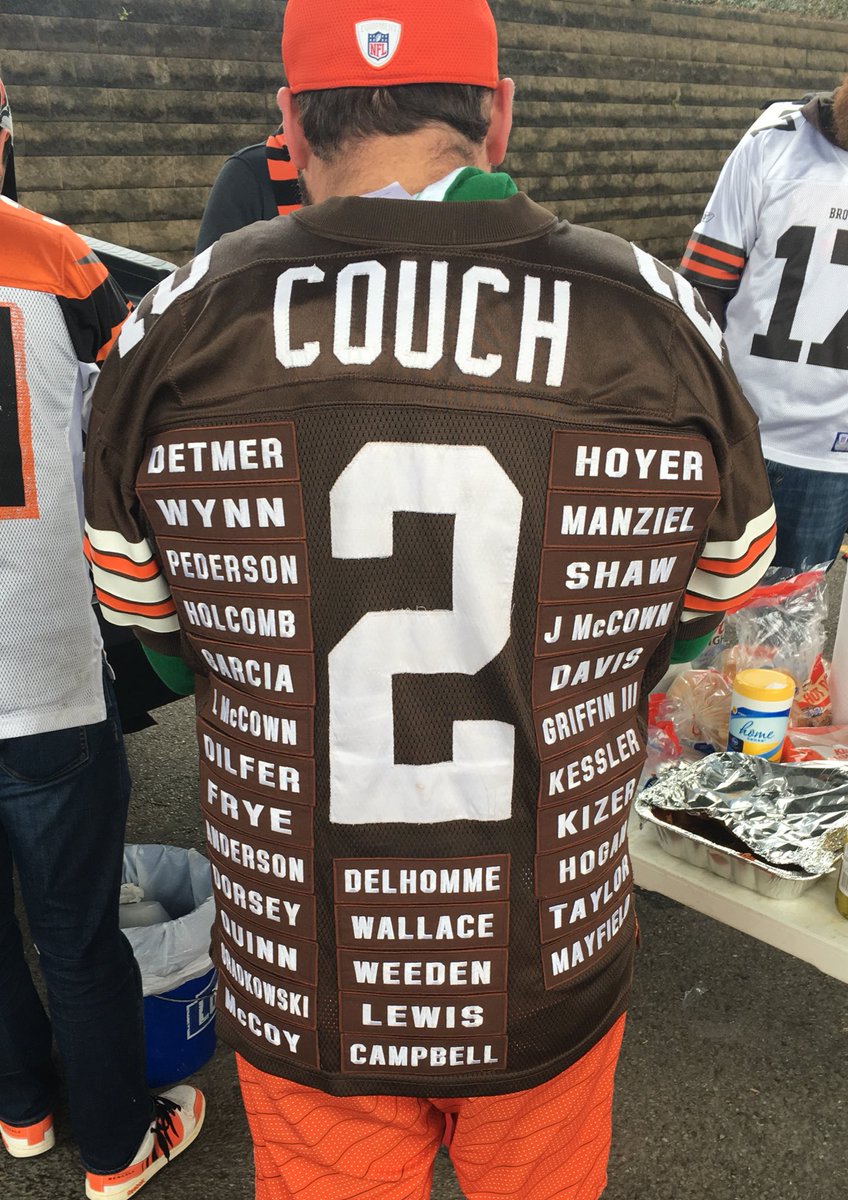 Hayden Grove on X: 'The most legit Browns QB jersey out there. #Browns   / X