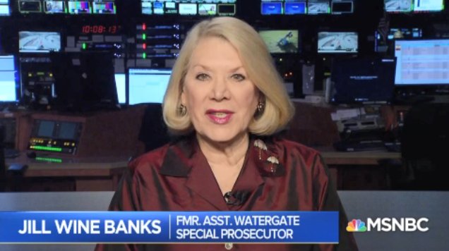 msnowevents's tweet photo. .@JillWineBanks: The mainstream media has now got to stop being called the defenders of Democrats... Mainstream media did in #HillaryClinton. They let #Trump get away with all his various scandals with very little coverage &amp; talked about nothing but this email scandal. #AMJoy https://t.co/ASpq6SSin1