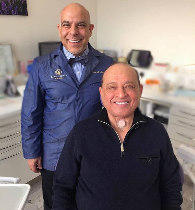 caredentalgroup's tweet image. A loyal patient of many years who comes especially from Saudi Arabia to have dental treatment with us. He used to have discoloured, broken down and very irregular teeth. we proceeded to carryout a complete smile makeover using highly aesthetic Zirconia crowns and bridges