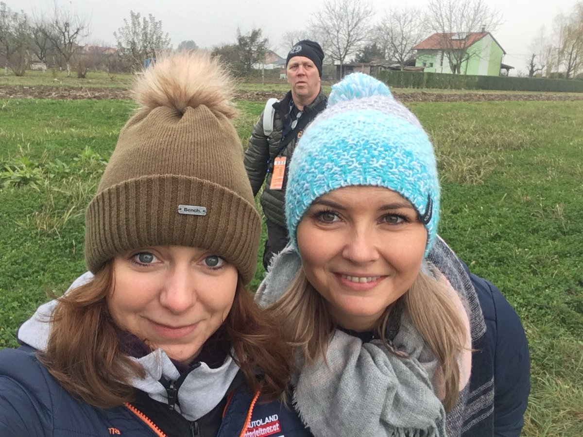 AnneKStein's tweet photo. Professional #spectating at #SantaDomenicaRallyeShow 😅✌️ perfect season closing with #SimonWagner &amp; #GeraldWinter finishing 1st o/a at their first gravel Rallye in a R5 car 😍🏆
Pic: DanielFessl https://t.co/OMRnTkwOab