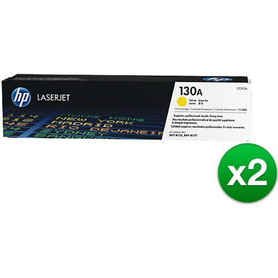 PchelaG's tweet photo. New on ebay: HP 130A Yellow Original LaserJet Toner Cartridge (CF352A)(2-Pack) 
 https://t.co/z6dvbxihbS https://t.co/OdwAQkhK9o
