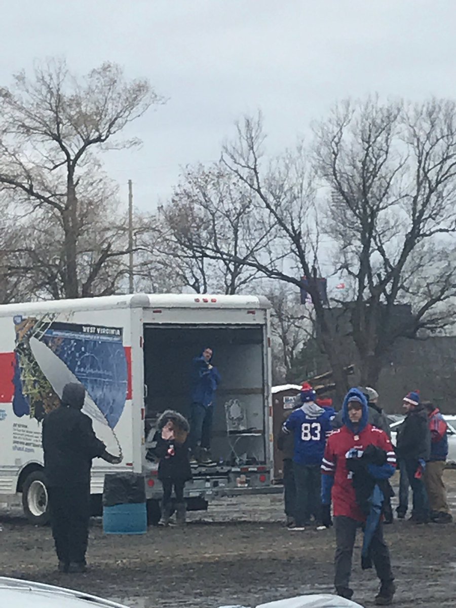 .<a href="/drewmagary/">Drew Magary</a> my bro is tailgating at the bills game and said when this uhaul pulled up 14 people got out. Can we dub this the buffalo limousine?