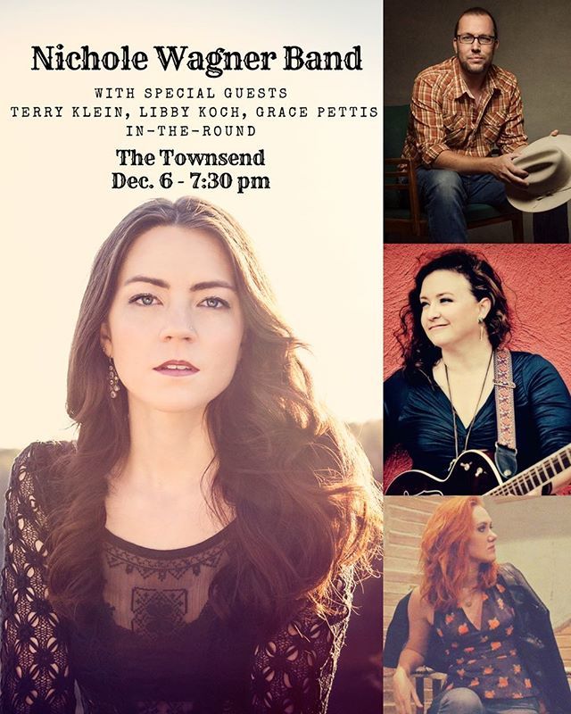 NicholeWagner_'s tweet photo. The line-up for the December 6th show at @thetownsendaustin is stacked. Last band show of 2018! .
.
.
.
.
.
.
#songwriter #americanamusic #nicholewagner #sparklefolk #austinmusic #terryklein #libbykoch #gracepettis https://t.co/cYEWJm5ZS9 https://t.co/UNeeFVryBa