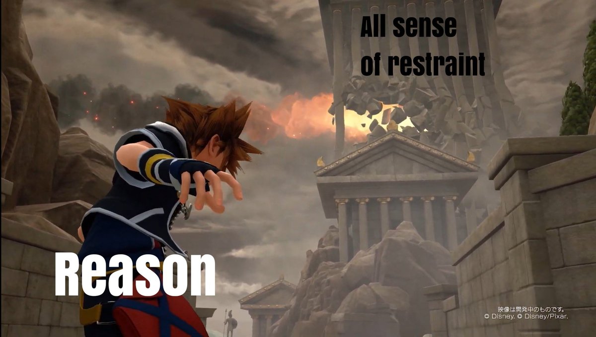 BSKtheKing's tweet image. Social Media everytime a new #KH3 trailer drops