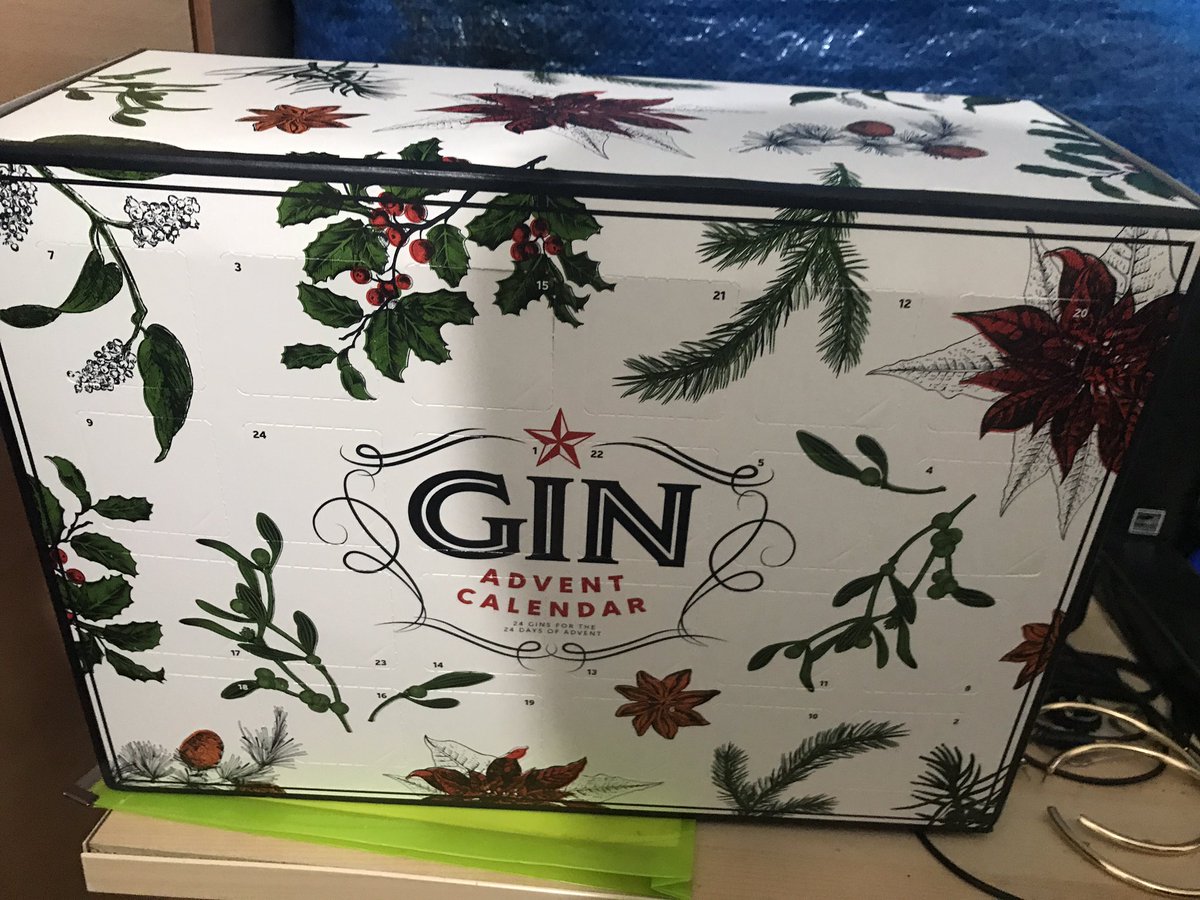 AidenNewby's tweet photo. Got my advert calendar ready for Dec. #xmas #advertcalendar #ginisawin https://t.co/8Vwi7zIw7p