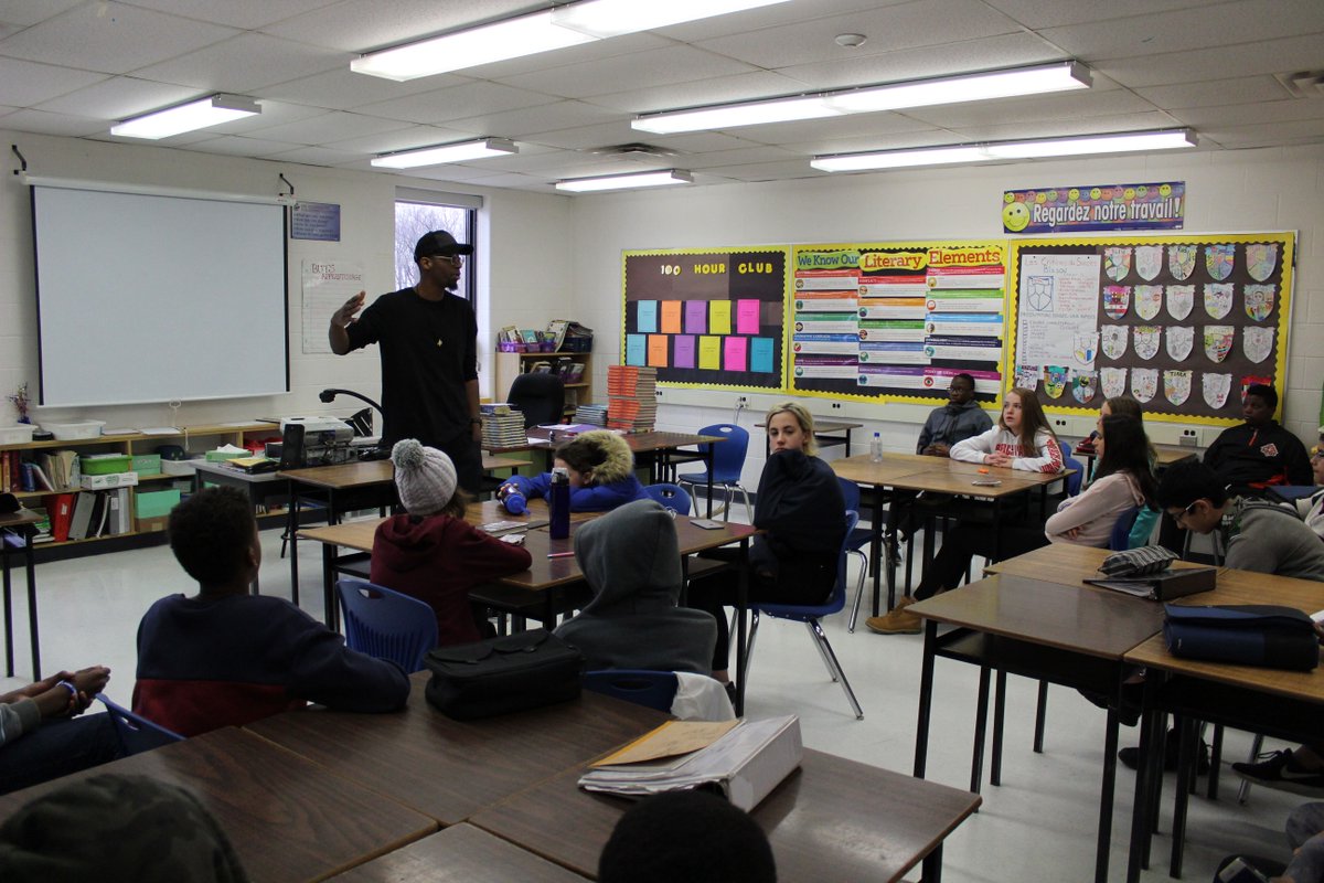 Founder &amp; Director of <a href="/TheHeardTO/">The HEARD</a>, <a href="/J_Veira/">Jordon Veira</a>, hosts liberation and anti-bullying workshop at Edenwood Middle School for The HEARD’s 8-week workshop series called ‘The Liberation Project.’