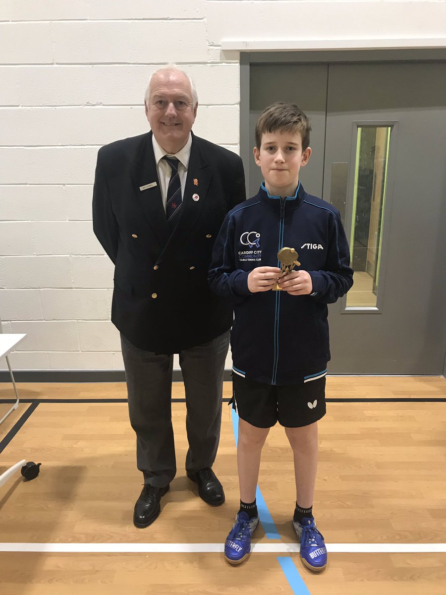 StMellonsTTC's tweet photo. Under 13 Boys Runner Up - Rhys Hetherton @walesTT @SJCCardiffSport #stmellonsopen https://t.co/vH1pZB56lM
