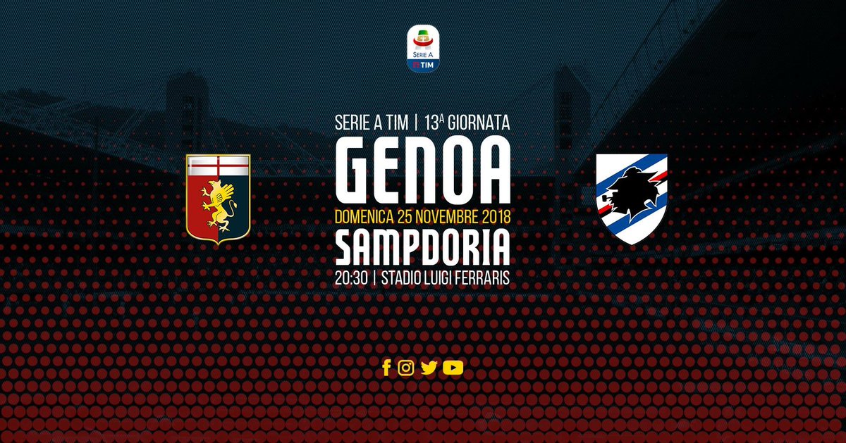 StephaneOmeonga's tweet photo. #derbyday #GenSamp #forzaGenoa #GodsWill https://t.co/3GR33gu7Ni