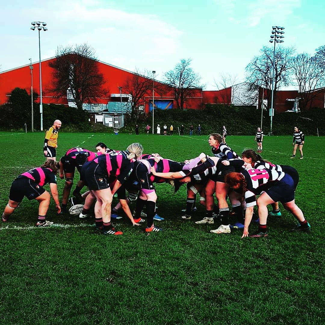 OldBelvoWomen's tweet photo. Smashing result for our 2s today who defeated Carlow 24-3 today ⚫⚪

#BeBelvo #AILQL #IrishRugby #CantSeeCantBe #20x20 #womensrugby #wrugby #Leinster https://t.co/W3qugF1778