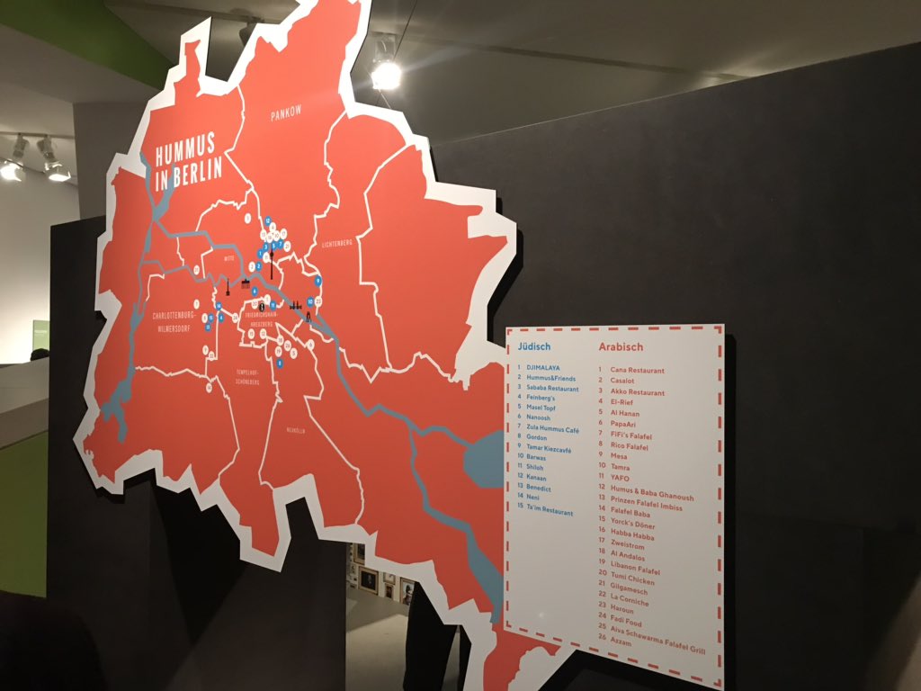 FabianLadda's tweet photo. Wo gibt es den besten #Hummus in Berlin? Hier die Karte! Danke @juedischemuseum #MakeHummusNotWar #ServiceTweet https://t.co/oLCtJ38QDV
