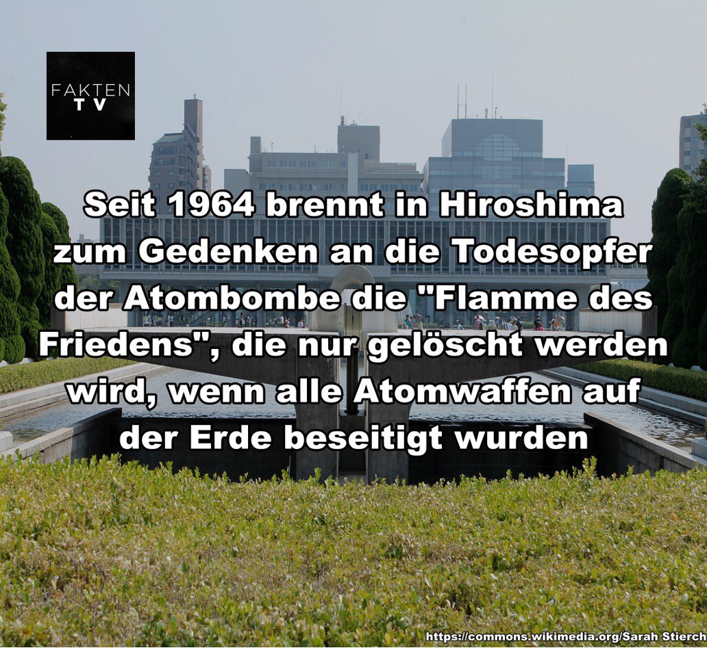 FaktenT's tweet photo. Täglich neue Fakten!
#hiroshima #denkmal #atombombe #bombe #erde #krieg #atomwaffen #1964 #fakten #faktentv #faktenbilder #wissen #facts #wissenswert #unnützefakten  #unnützeswissen #unglaublich #unglaublichefakten #bilder #bild https://t.co/Kp6HhdHRih