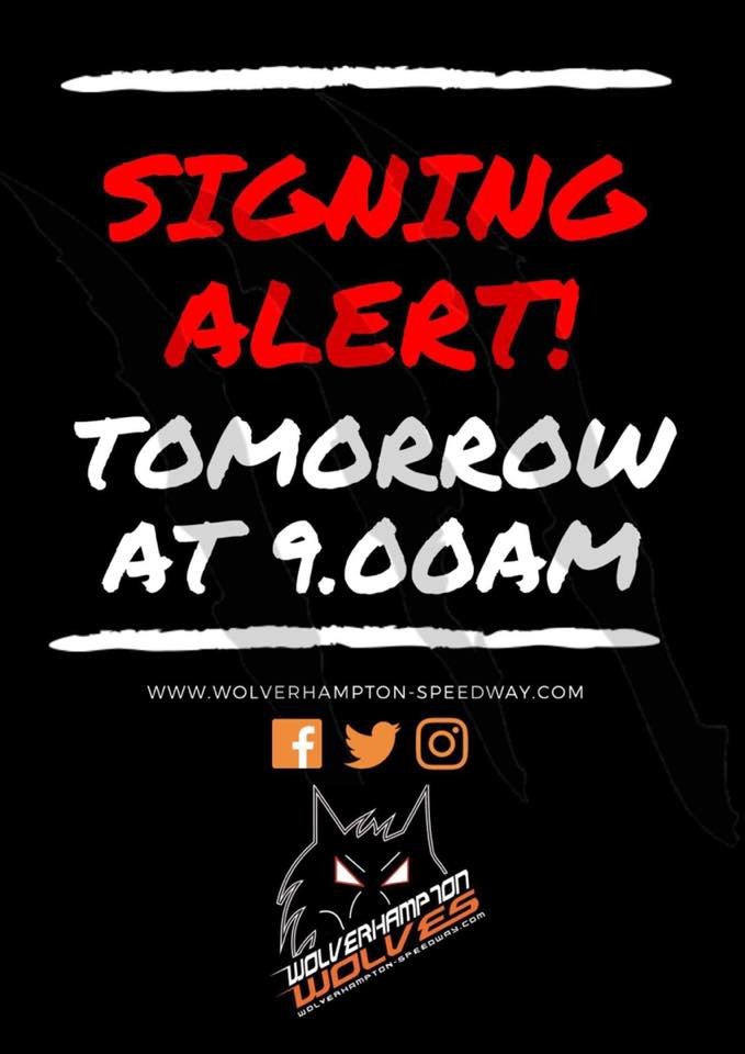 ItsDylRyan's tweet photo. @WolvesSpeedway countdown to next season starts tomorrow morning at 9am👀
Keep an eye on all Media outlets to be the first to know who will be the first rider representing the Wolfpack in 2019😉
#Wolfpack2019🐾 https://t.co/ov6jihBP4m