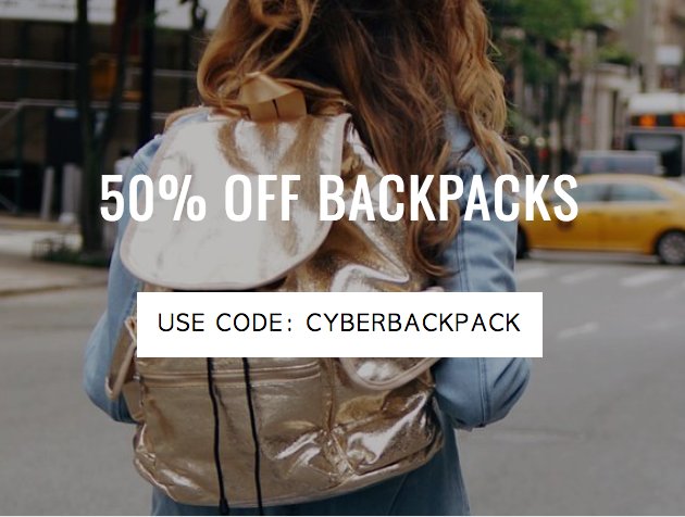 KOALA CYBER is ON! Our amazing Metallic Backpacks are 50% off plus free shipping! shop.quiltedkoala.com/collections/me…