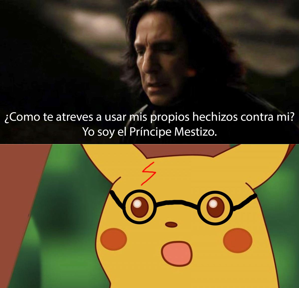 Harry al conocer al Príncipe Mestizo. #HarryPotterEnCuatro