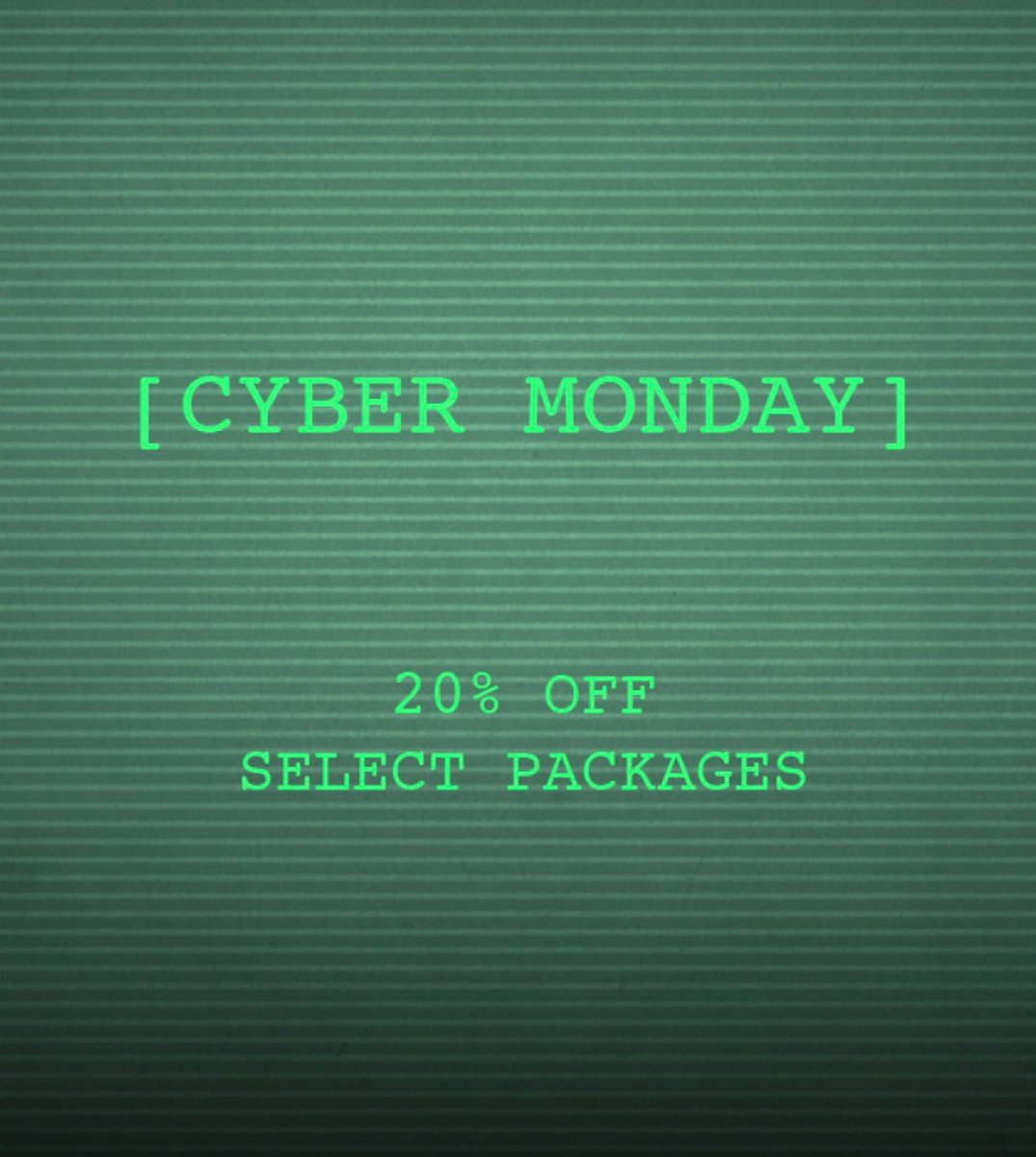 CYBER MONDAY SALE NOW LIVE! bspokestudios.com/buy-credits