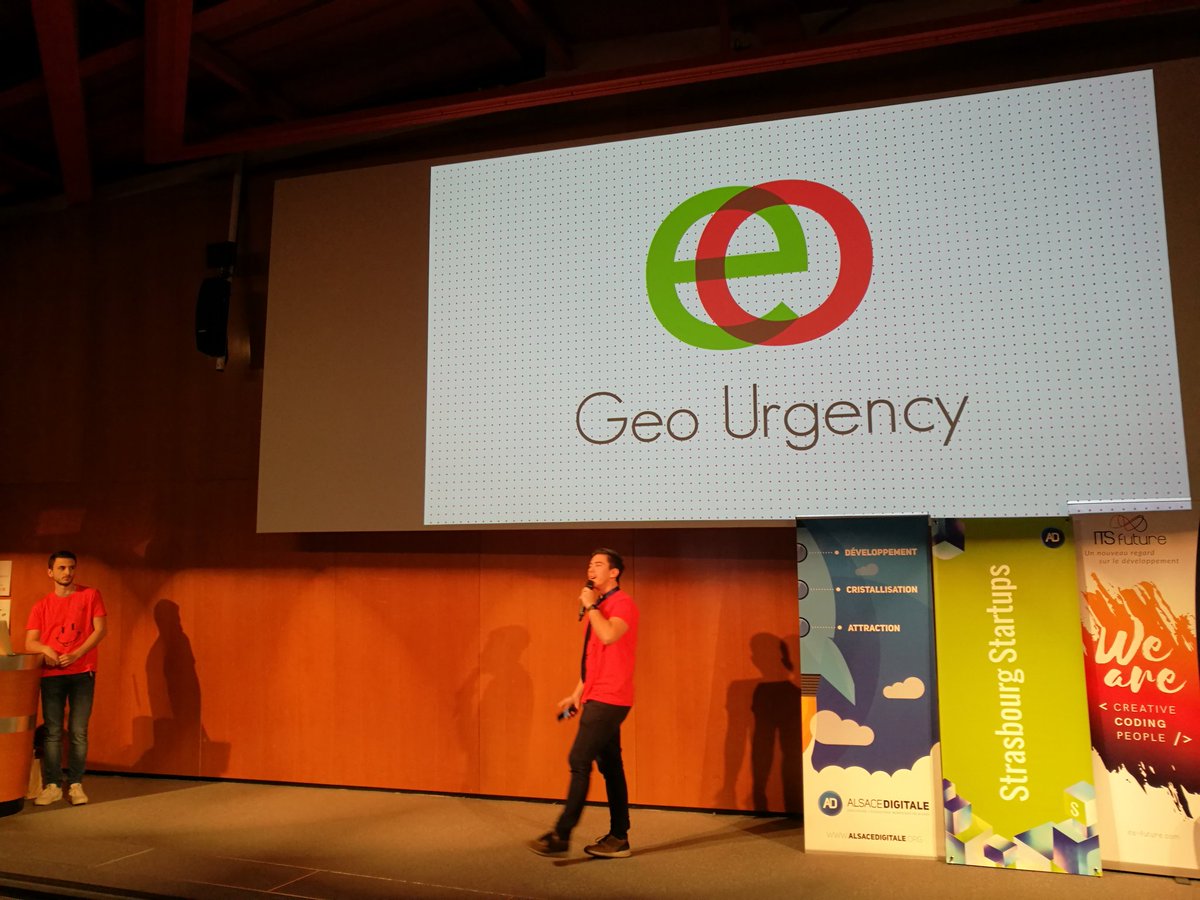 AlsaceDigitale's tweet photo. Projet 9 : Geo Urgency, plateforme pour les hôpitaux permettant un suivi temps réel et de l'automatisation pour les médecins urgentistes en intervention #swsxb https://t.co/X24J4mVBcu