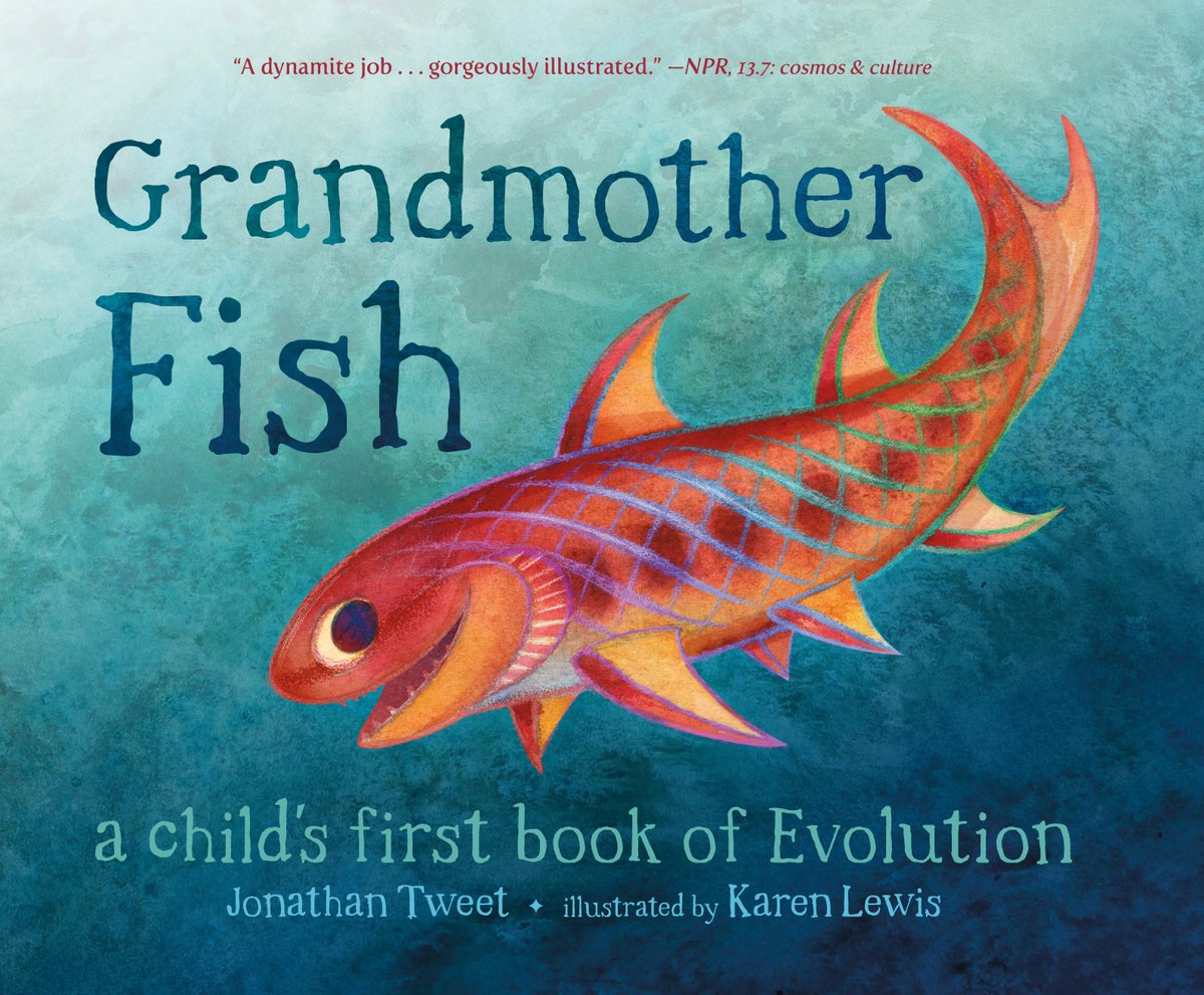 GrandmotherFish's tweet photo. With Grandmother Fish, little kids mimic the sounds and motions of our ancestors as they learn the story of #evolution. There’s no other book like it. “Highly recommended for homes, schools, and libraries.” —School Library Journal @MacKidsBooks @MacKidsSL #ChildrensBooks https://t.co/ynHE7XIur3