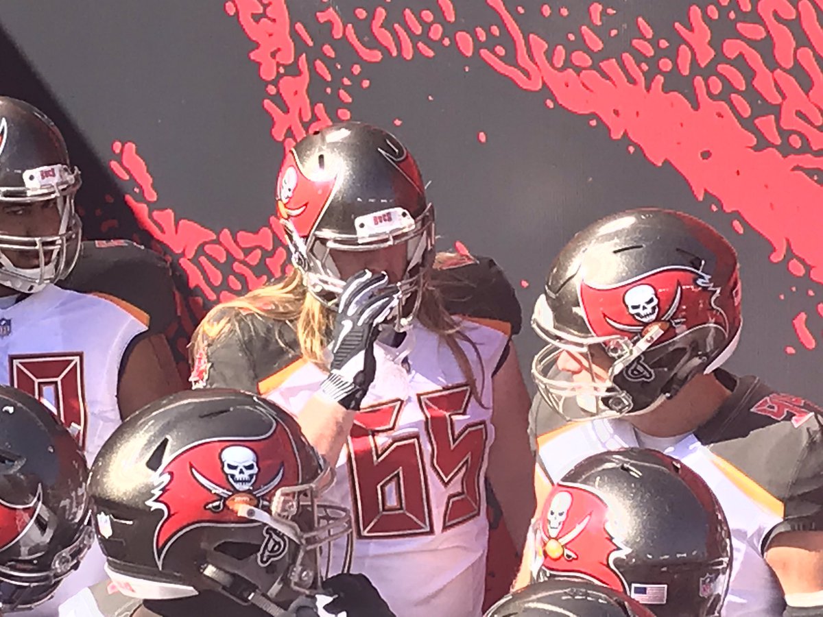 gregauman's tweet photo. Bucs rookie Alex Cappa is active for the first time today as team opted to dress eight OLs instead of seven. Can make his NFL debut on special teams if nothing else. https://t.co/foPQjCvdgP