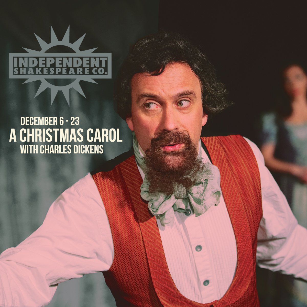 Indie_Shakes's tweet photo. Join us next month at the #ISCStudio for our holiday tradition A CHRISTMAS CAROL WITH CHARLES DICKENS. 🎄 12 performances only! 🎟️: https://t.co/Mr2uSxDADG #ISCLA https://t.co/tLTGQBFQD1