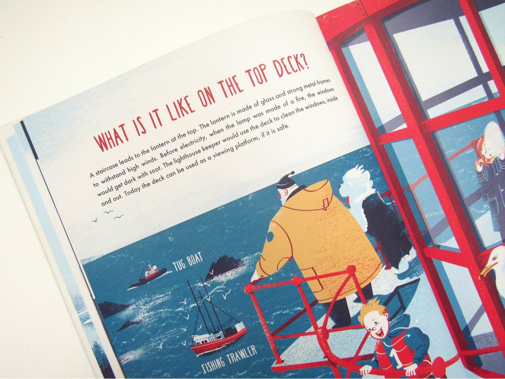 bsmallpub's tweet photo. Our spotlight #informationbook today as we celebrate the last week of #nonfictionnovember is our much loved, beautifully illustrated How Does A Lighthouse Work?, nominated for the Kate Greenaway medal 2019! 
Find out more- https://t.co/MaGtbq9D7X https://t.co/o1lNT1QHwp