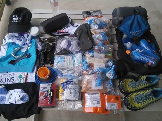 nikkiloveruns's tweet photo. What you need to survive 5 days and 250kms in the Namib Desert ... Some stuff n things and a brain that's willing to ignore pain 🤣.
.
The running stuff:
.
@runderwearofficial sports top &amp; socks (got two pairs, I'm being rather decadent and saving a f… https://t.co/wV8Y6OCZfq https://t.co/1D3YiYfUgm